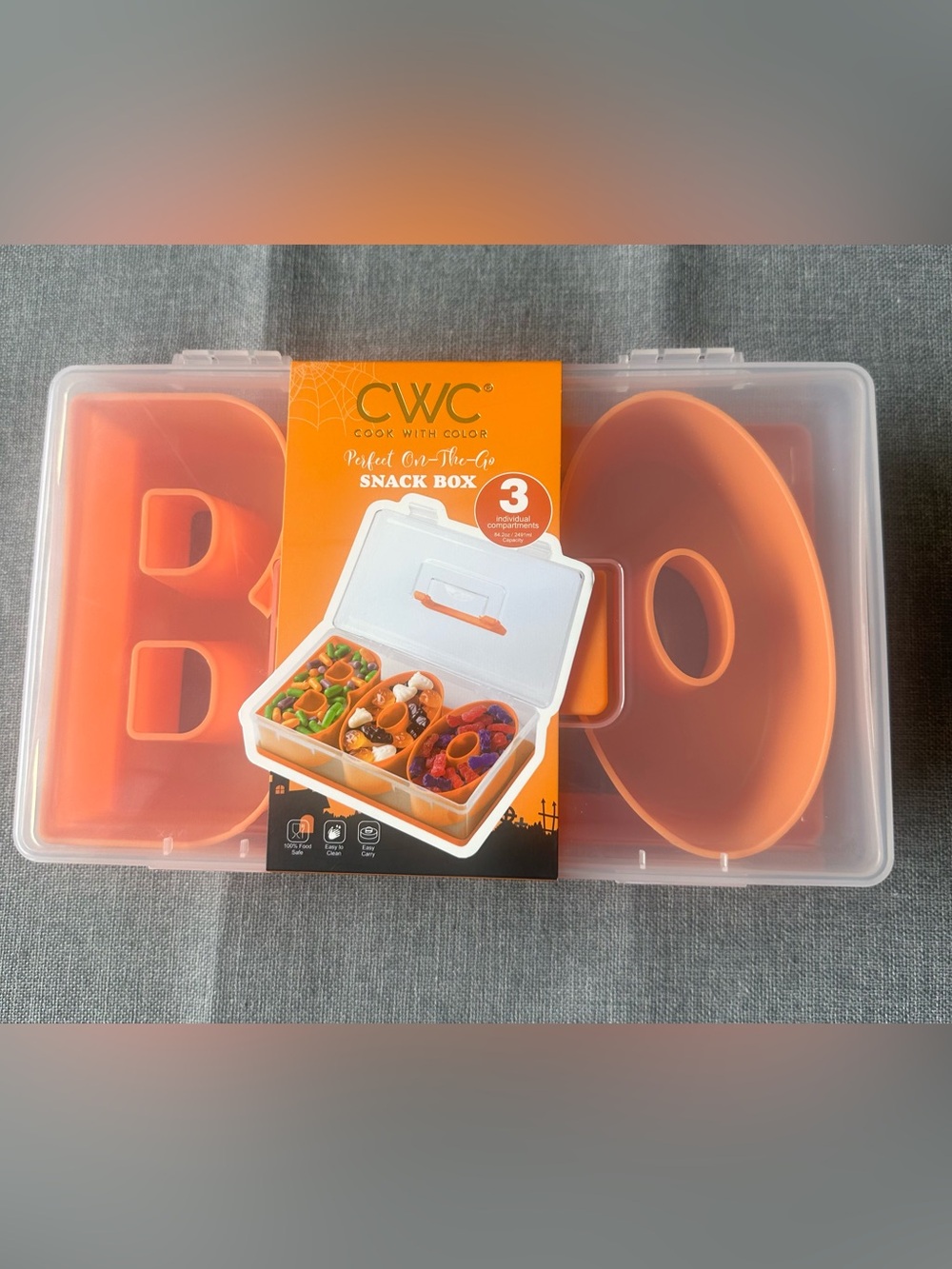 New Cook With Color Boo Halloween Snack Box